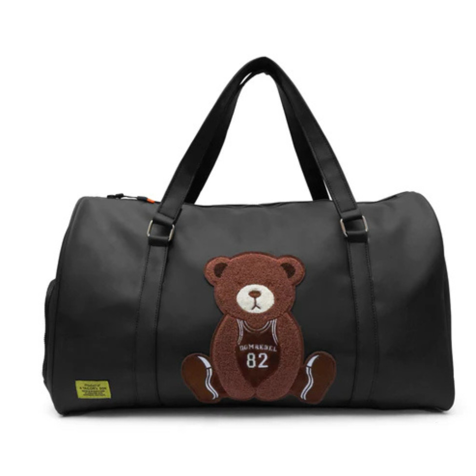 Premium Teddy Duffle Bag | Handcrafted Pure Leather Travel & Gym Bag for Men & W
