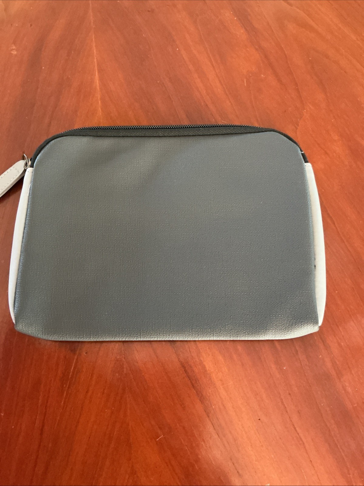 Tumi For Delta Gray Travel Pouch Zip Case