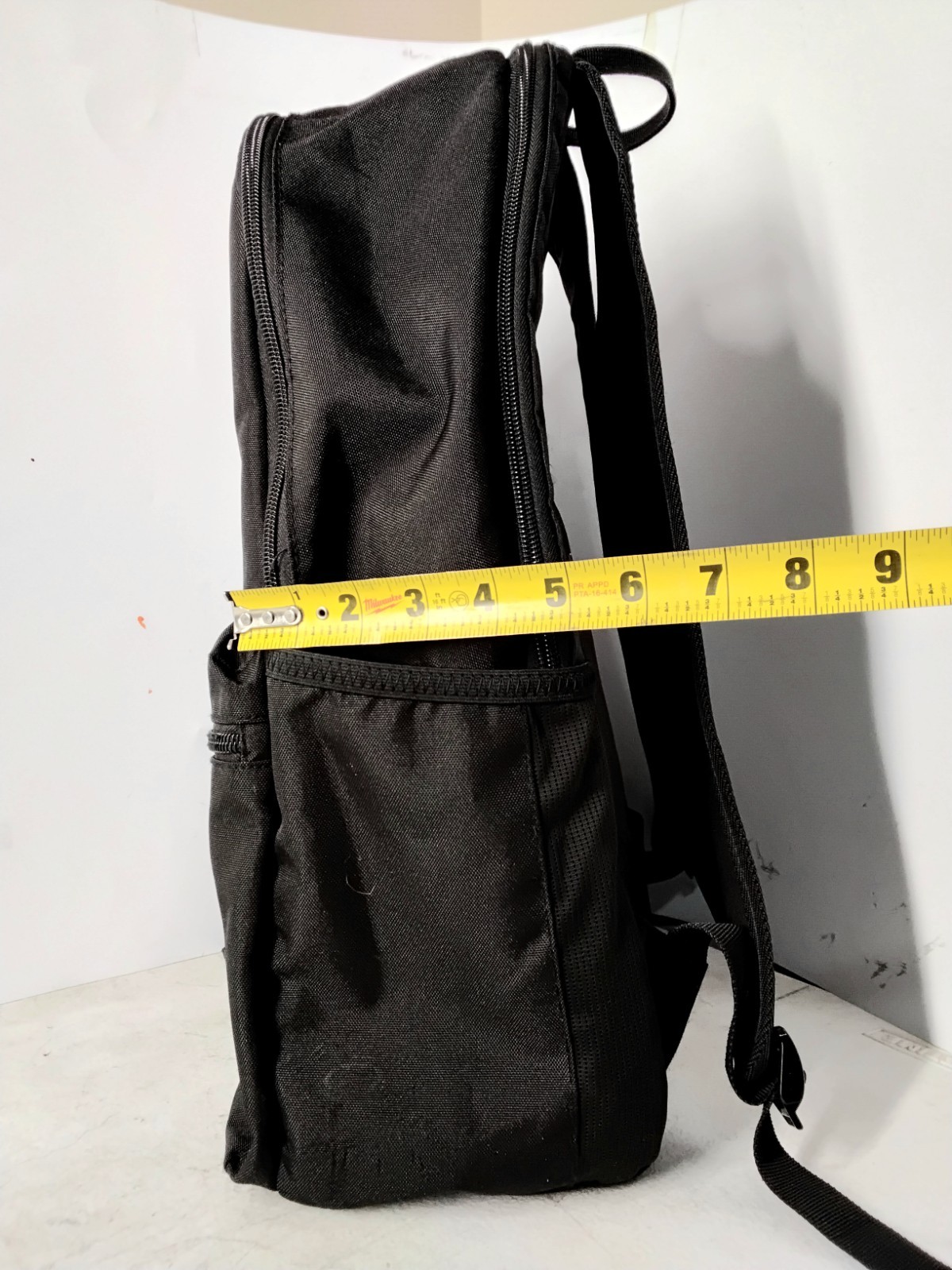 Jordan Black Backpack with Red Jumpman Logo – Used –
