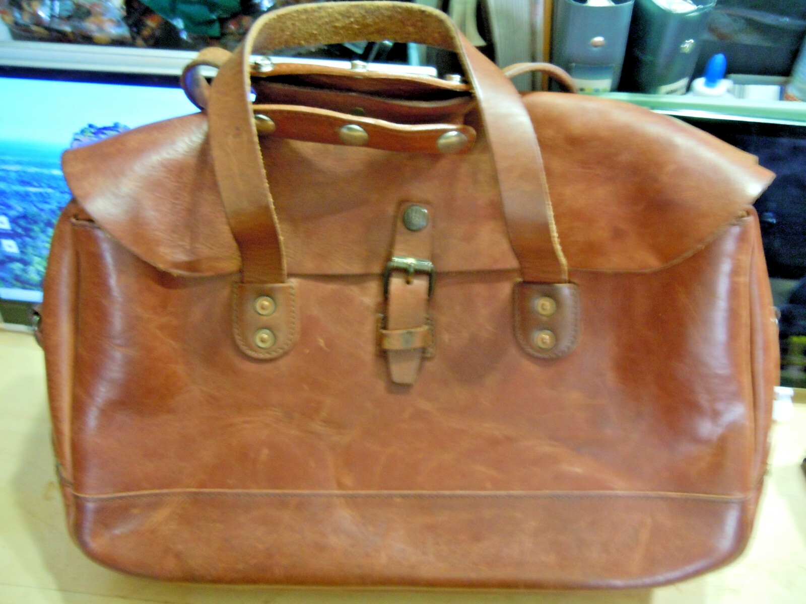 VTG Auth Whipping Post WP Standard Bison Concealed Carry Briefcase USA #2