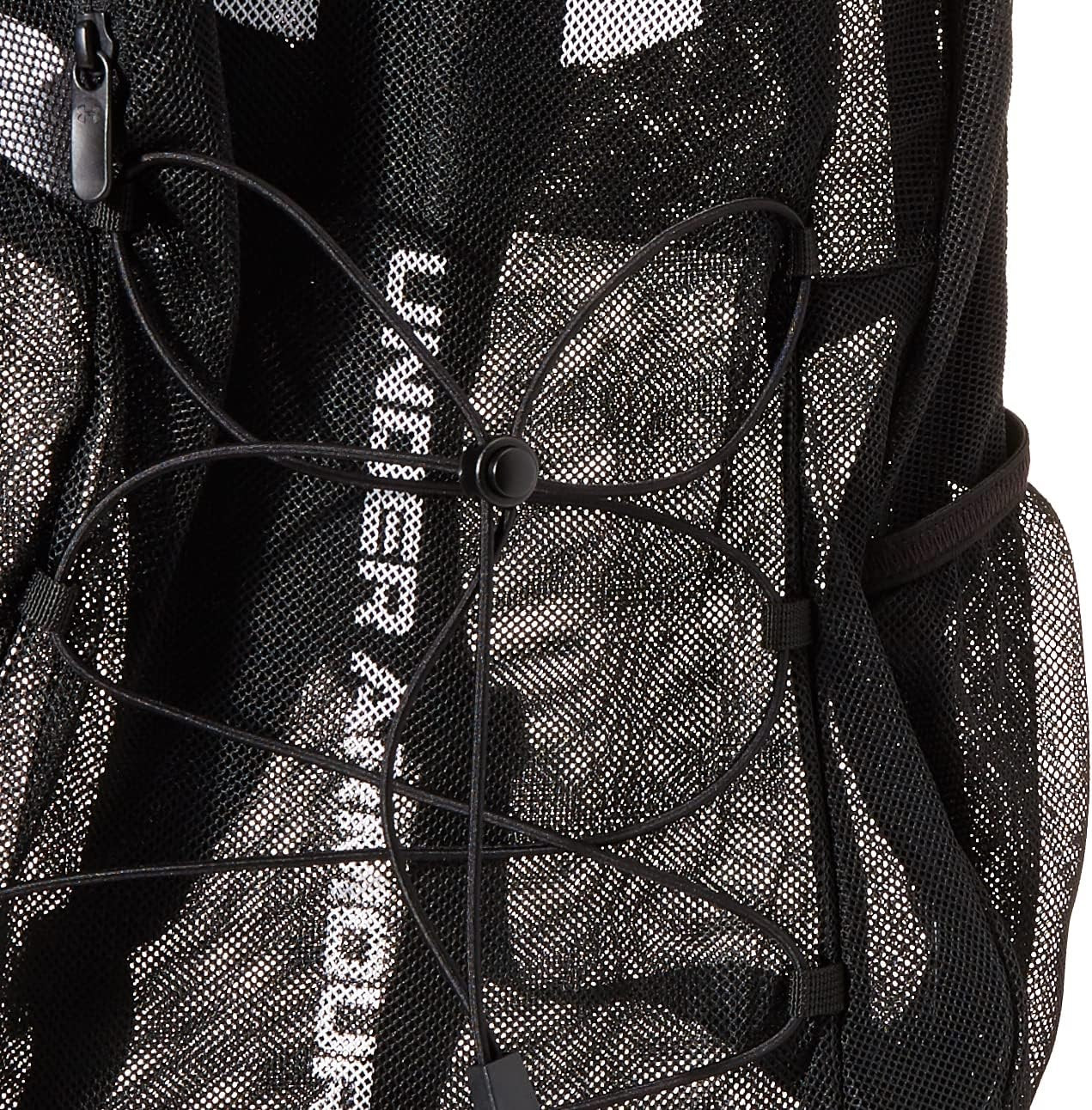 Adult Hustle Mesh Backpack , (001) Black / / White , One Size Fits Most