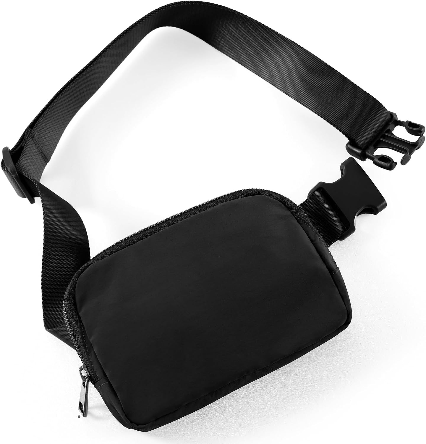ODODOS Mini Fanny Pack Belt Bag for Workout Black