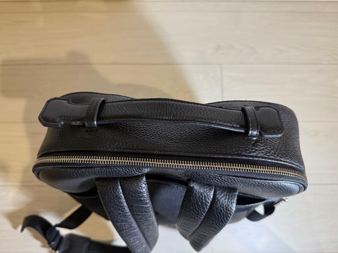 Bally CORNEL.O Leather Backpack Black 30cm 39cm 13cm From Japan