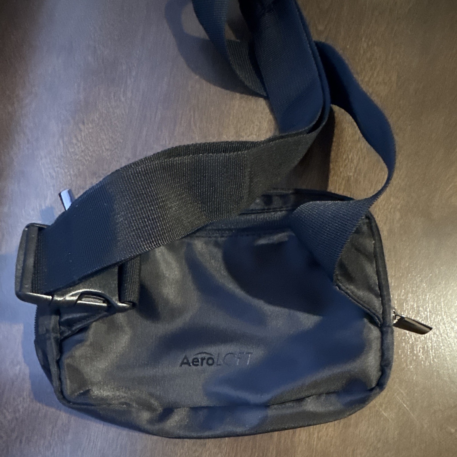 Google Pixel Black Belt Bag Fanny Pack Zip Adjustable Strap Inner Pockets Logo