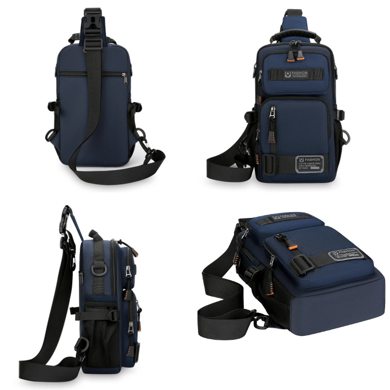 Fashion Men Waist & Chest Crossbody Bag High Quality Casual Bag