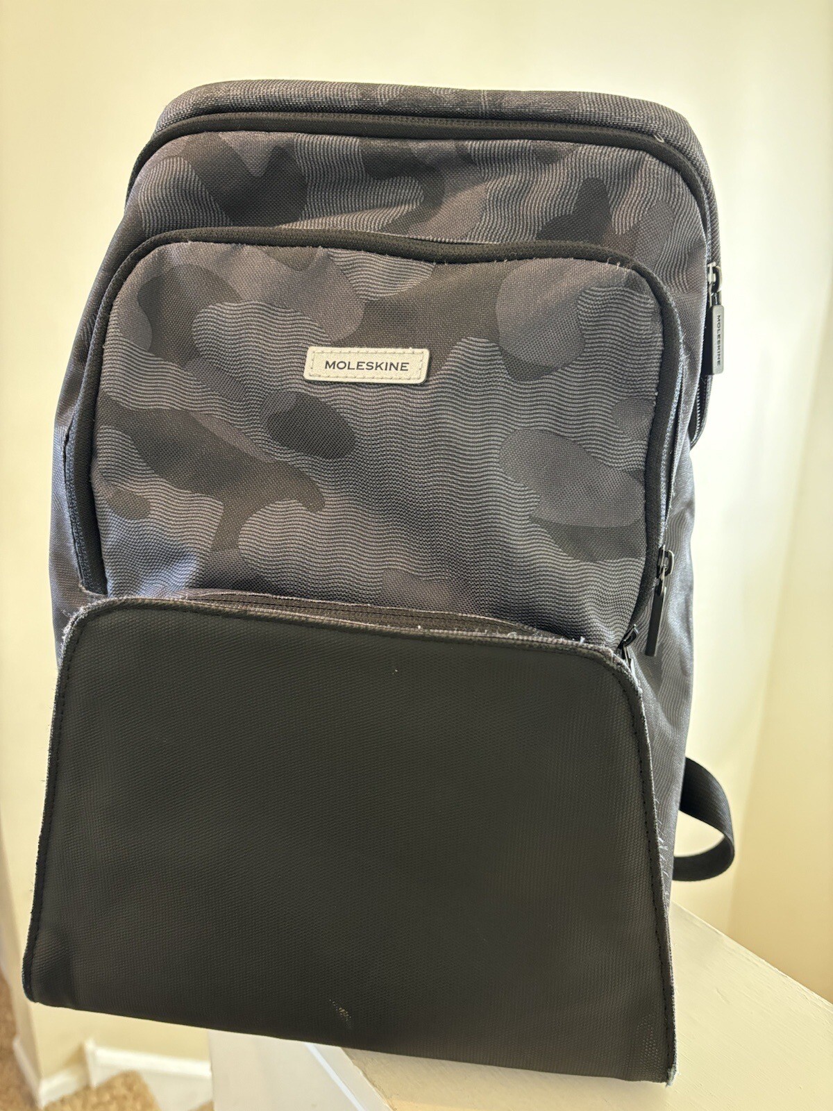 Moleskine Nomad Collection Medium Backpack | 3 Zip Pockets Padded