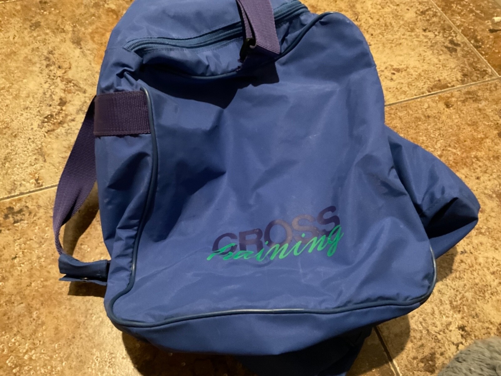 VINTAGE CROSS TRAINING EMBROIDERED DUFFLE BAG ( 24” x 12” x 12” ) PREOWNED