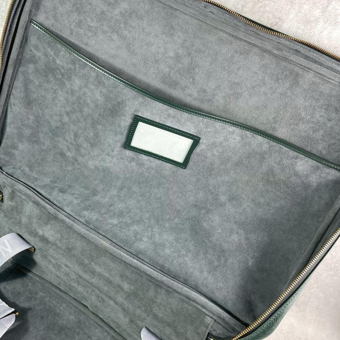 Louis Vuitton Taiga Satellite 53 2Way Boston Bag Dark Green Leather Excellent
