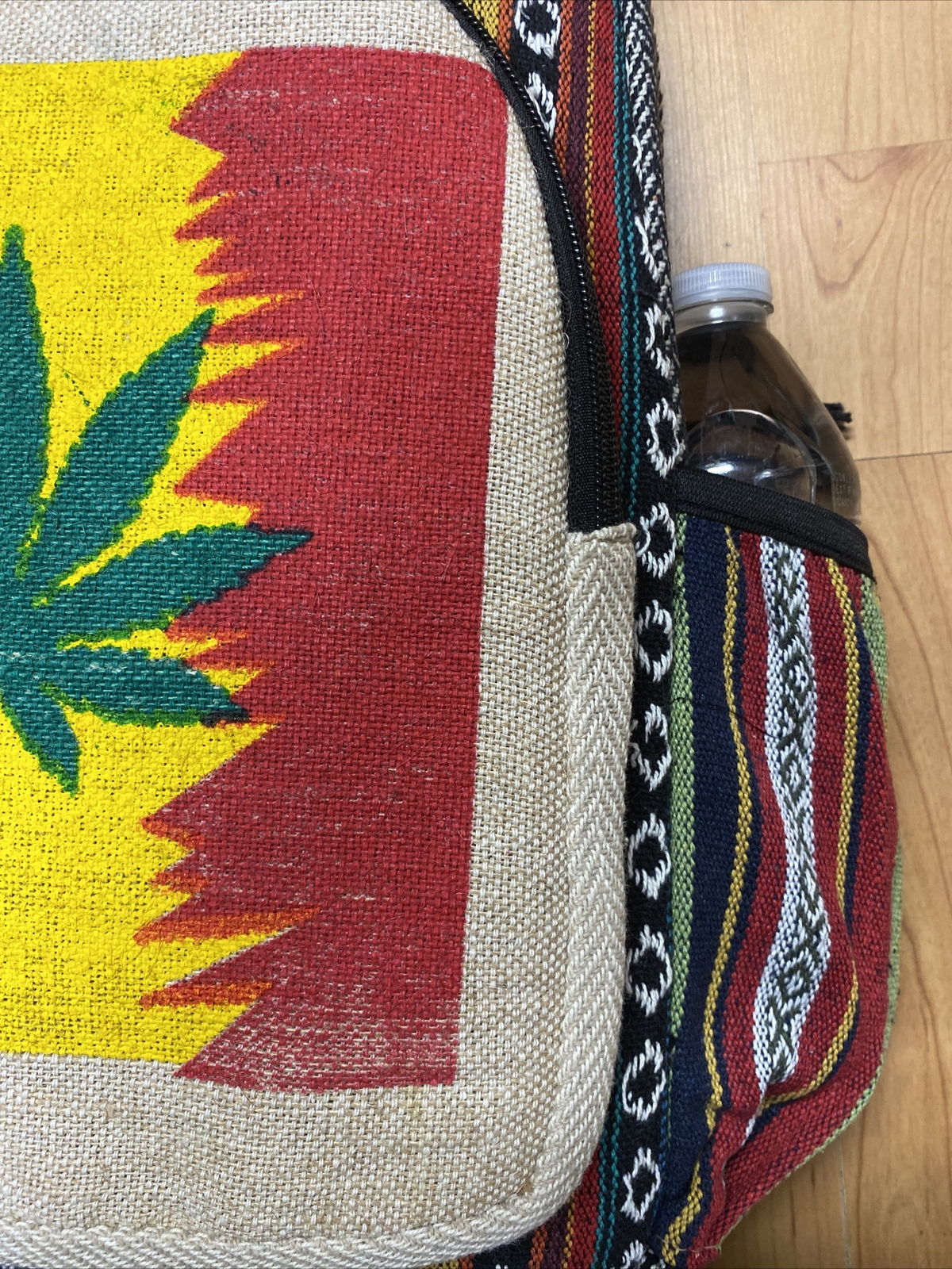 Himalayan Hemp Marijuana Screen Print Back Pack Book Bag