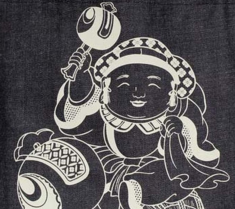 Kurashiki Denim Bag Traditional Japanese Craft Lucky God Okayama Kojima Jeans
