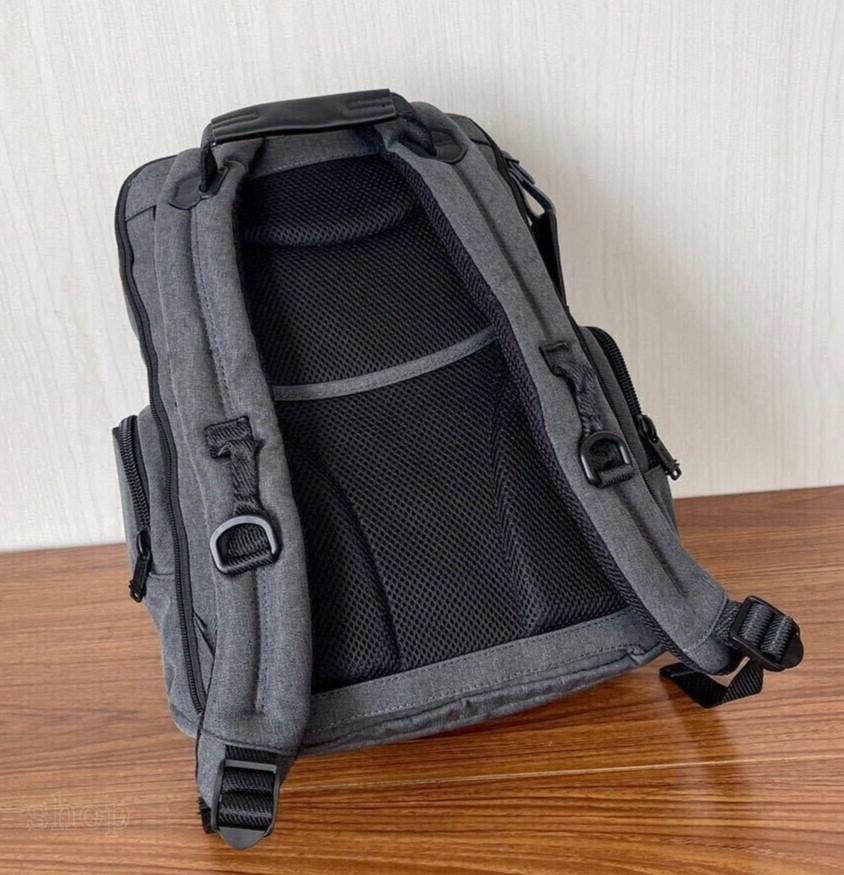 TUMI ALPHA BRAVO Nellis Backpack 232681 Gray Nylon Business Travel Outlet