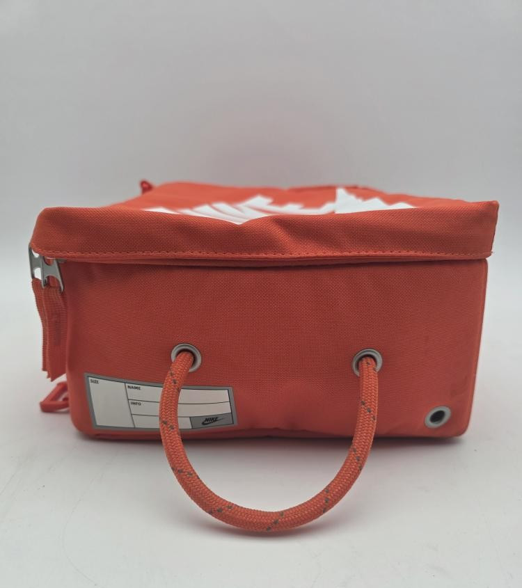 Nike AIR-SOLE Classic Style Orange Zipper Travel Shoe Sneaker Bag Case Shoebox