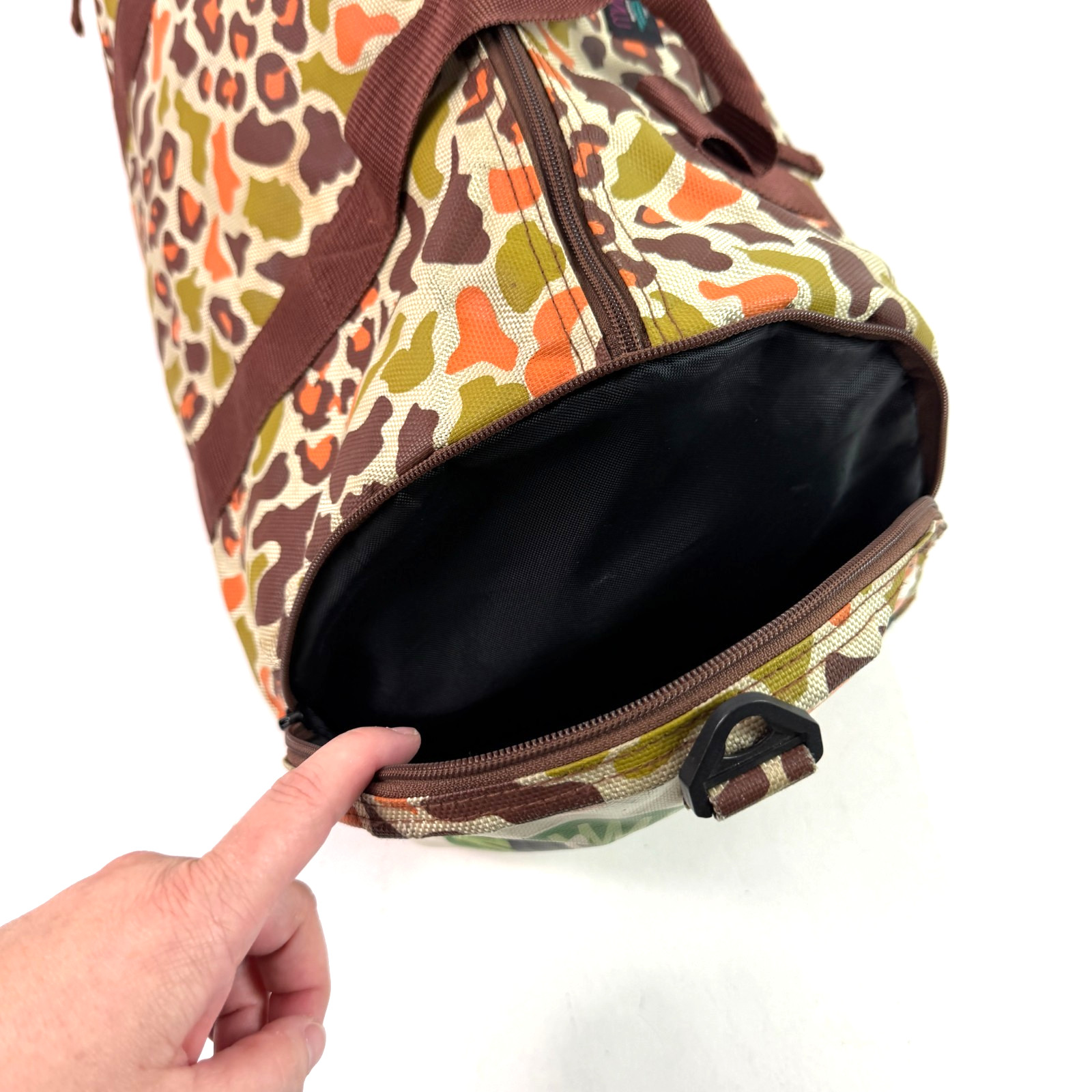 Mishka MNWKA NYC Keep Watch Eyeball Duffle Bag Camo Leopard Weekender Gym