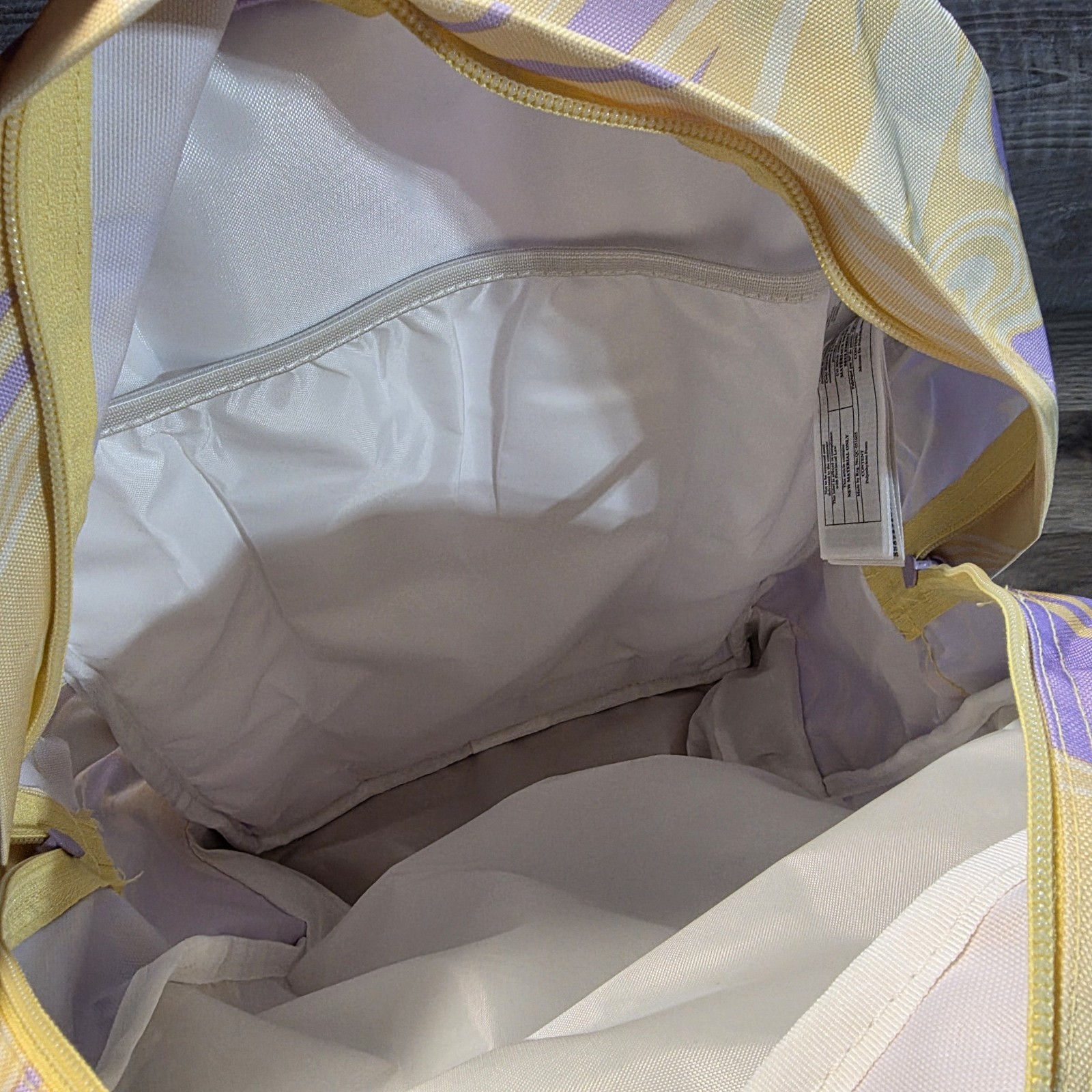 JanSport Cool Backpack with 15-inch Laptop Sleeve Pastel Artist Purple Yellow
