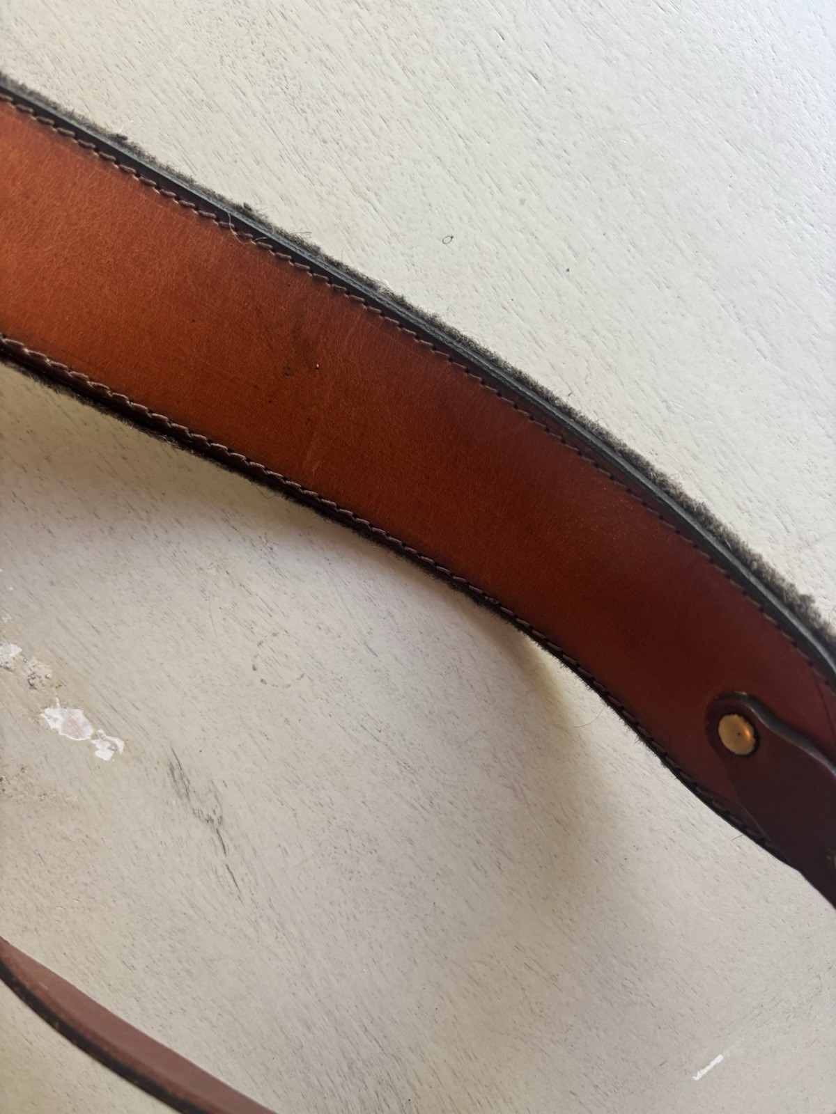 Moose full Grain Saddle Leather messenger Bag With Accessories