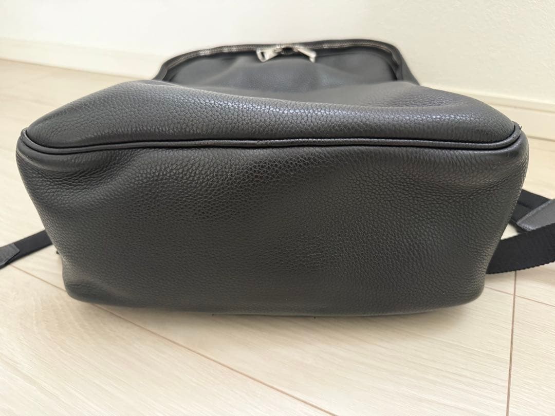 Bally CORNEL.O Leather Backpack Black 30cm 39cm 13cm From Japan