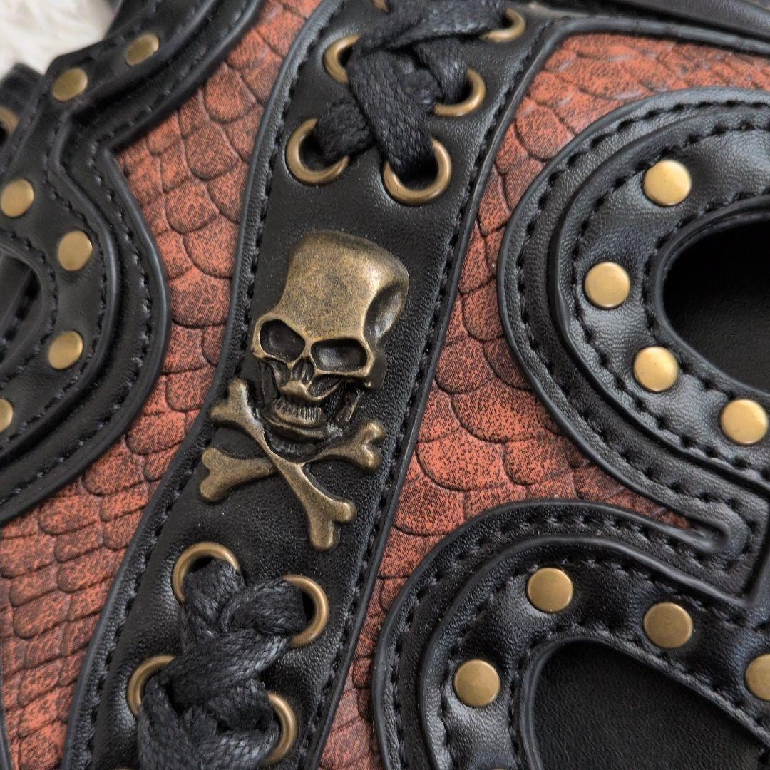 Skull Bag 3-Way Body Waist Shoulder Punk