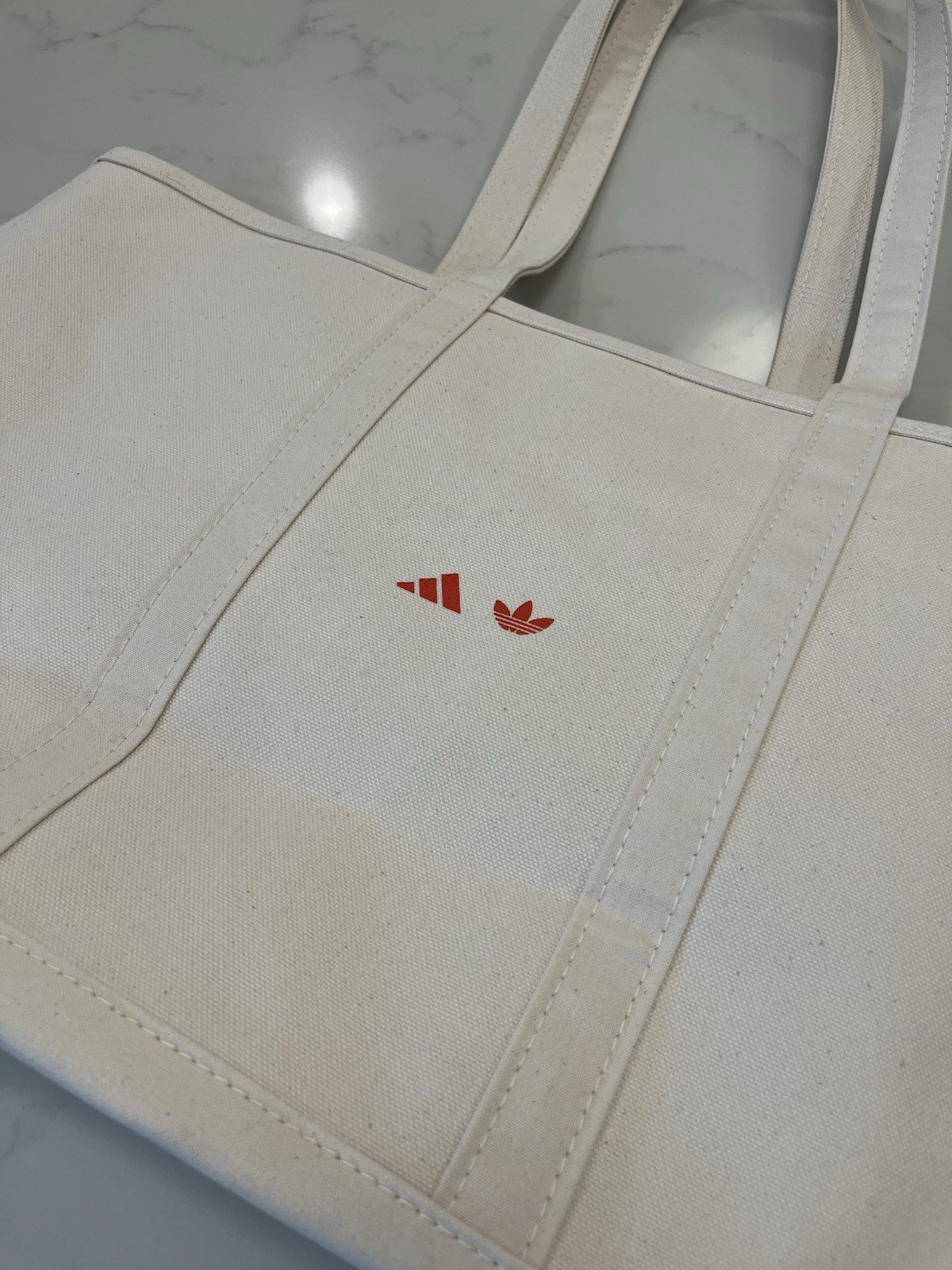Rare Adidas Remember The Why Canvas Tote Bag Event Exclusive Cream Natural