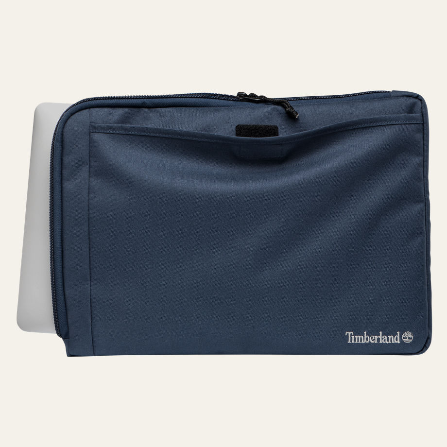 NWT Timberland Unisex Crofton Water-Resistant Tablet Sleeve A1LRO Black Navy