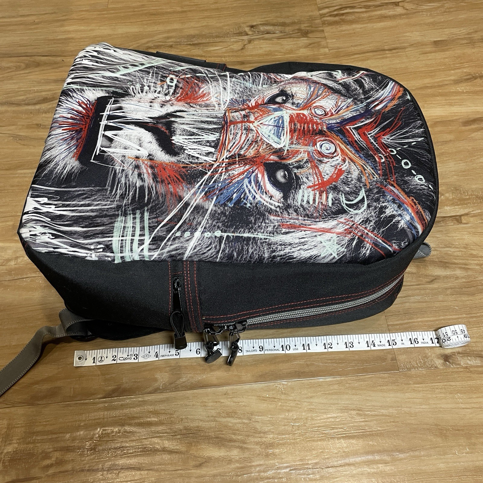 MOJO Backpack NYC-Graffiti Lion -, Hip hop, Urban Chic, RARE -OUT OF PRINT