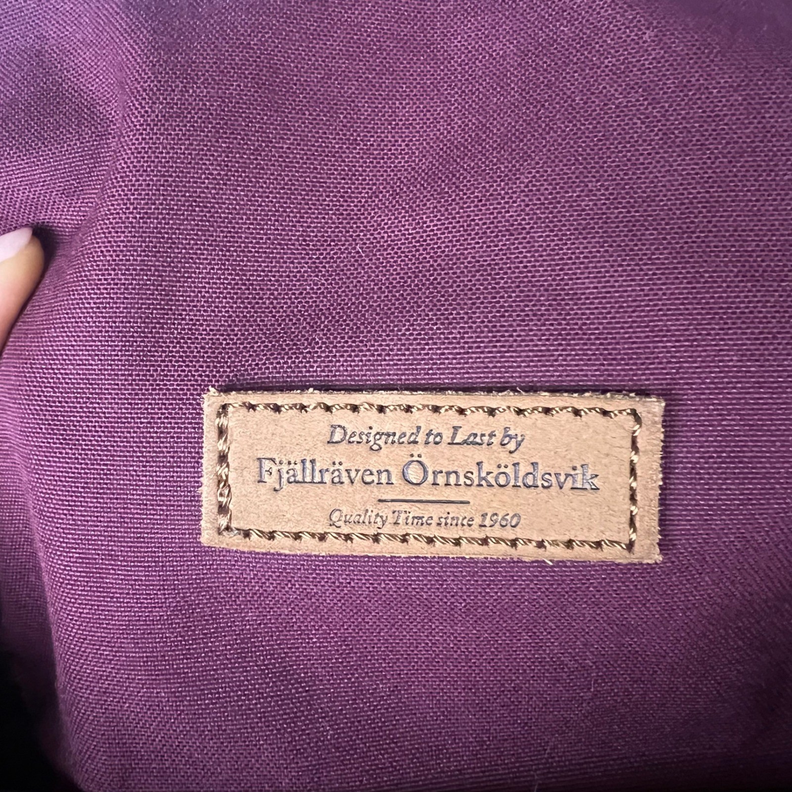 Fjallraven Foldsack No. 3 Shoulder Bag Small Burgundy