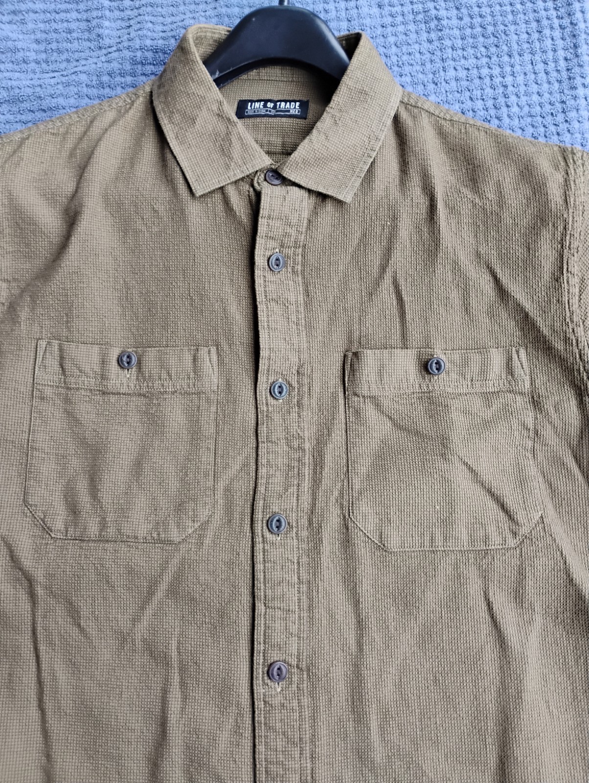Line Of Trade Mason Short Sleeve Shirt (Medium – Olive Green)