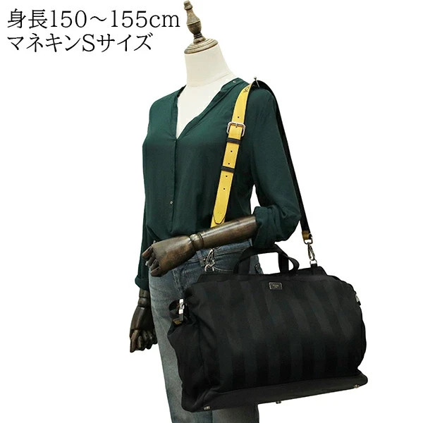 Fendi PEEKABOO Iconic Medium Pecan Canvas Leather 7VA501 Black Shoulder bag 2WAY