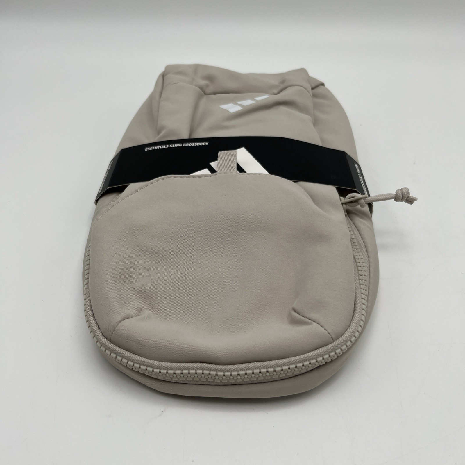 Adidas Essentials Sling Crossbody Bag Multi Pocket, Cream Beige