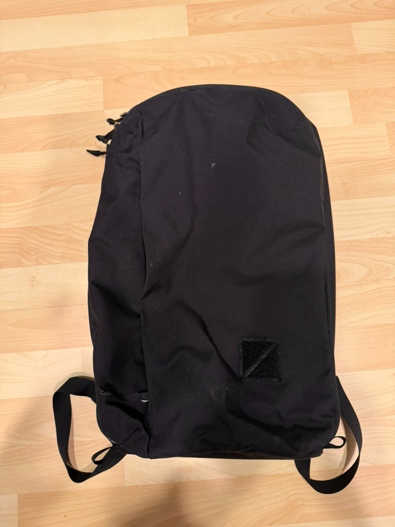 EVERGOODS CPL24 Civic Panel Loader 24L Nylon Backpack Black Travel Pack
