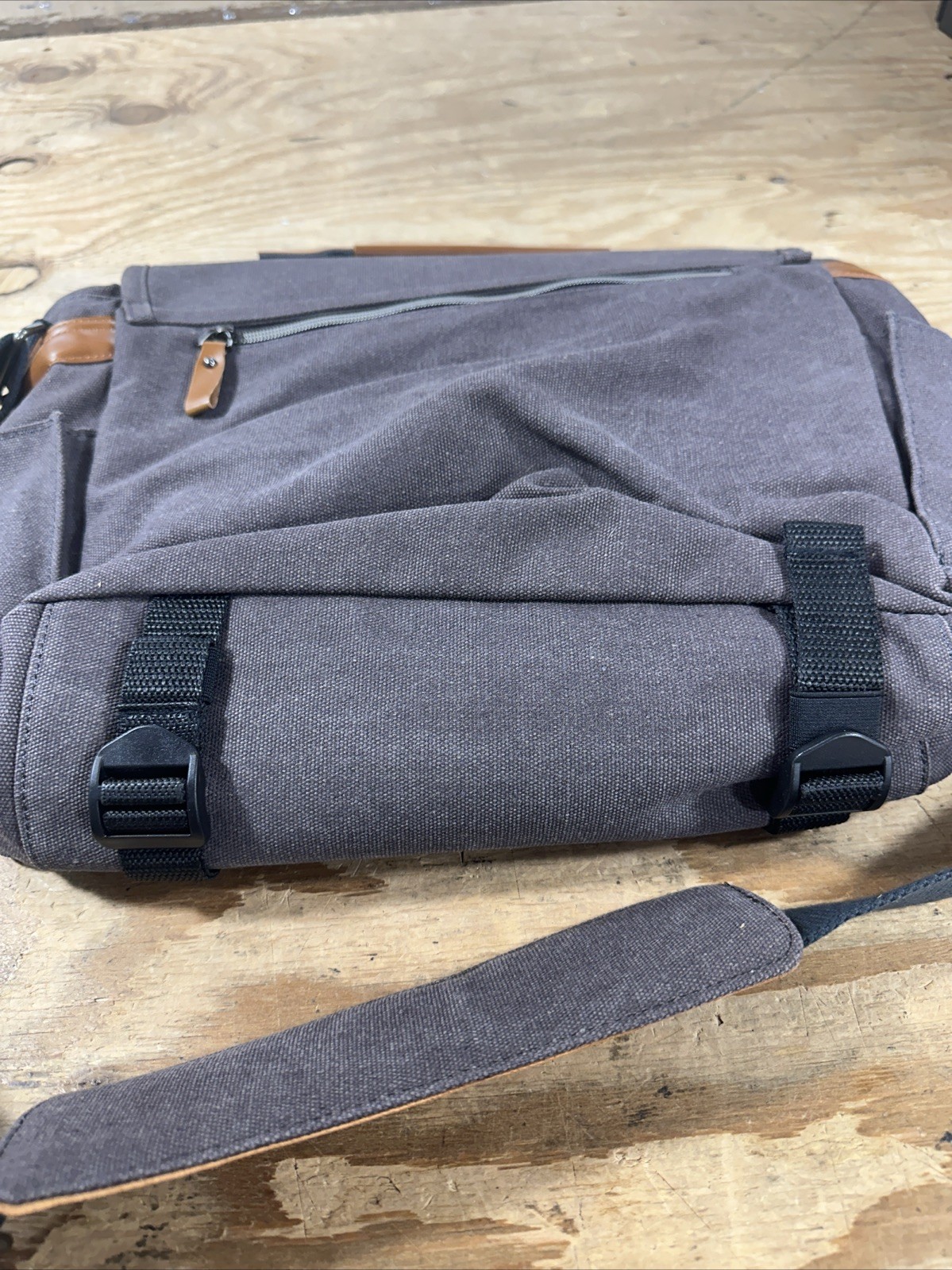 Estarer Mens Laptop Messenger Bag 15.6 Inch Laptop 3 in 1 Canvas Water Resist