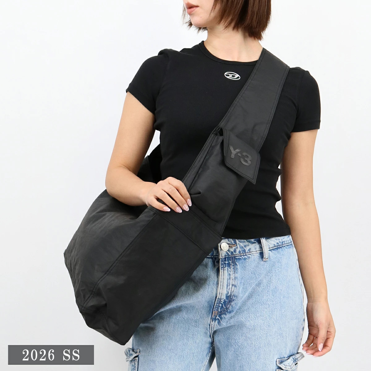 YOHJI YAMAMOTO Y-3 Shoulder Bag KD4181 NEWSPAPER BAG Messenger Bag Tote Bag