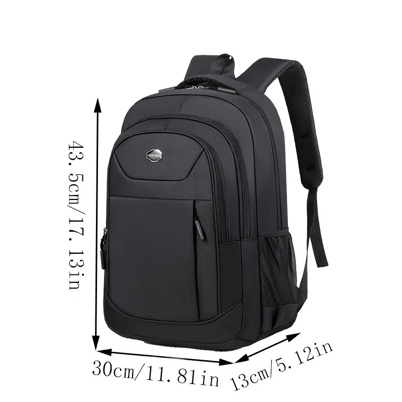 Men’s and Women’s Double-Shoulder Backpack – Solid Color – Business Travel