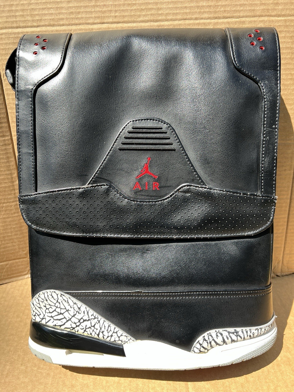 Authentic Nike Jordan 3 Laptop Bag Sling Messenger