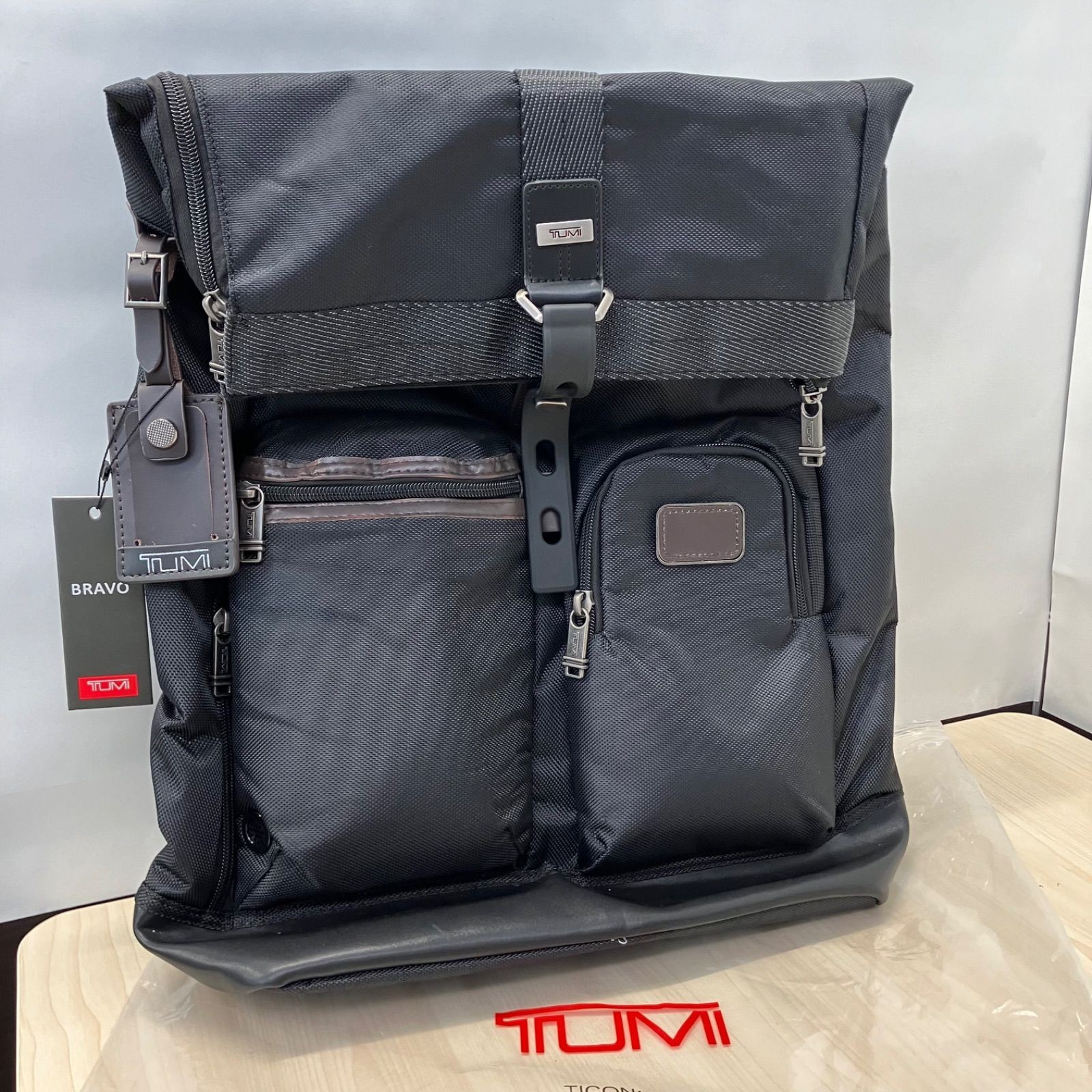 00240 TUMI ALPHA BRAVO Luke Roll Top Backpack