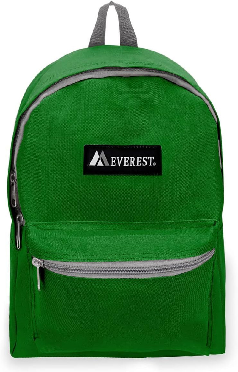 Basic Backpack, Emerald Green, One Size