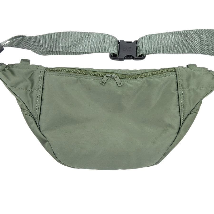Authentic Porter PORTER Tanker Body Bag Khaki Nylon Canvas Men’s 15cm x 33cm x 7