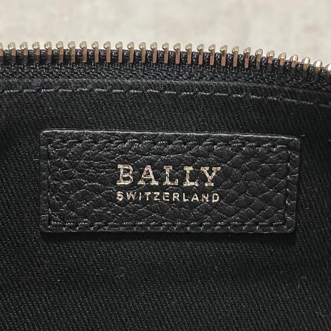 BALLY Second Bag Clutch Bag Black Leather Men’s Unused