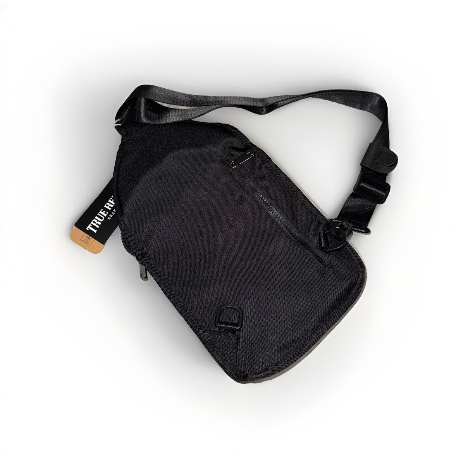 True Religion Buddha Patch Unisex Black YETA 2.0 Crossbody Bag TR104144 New