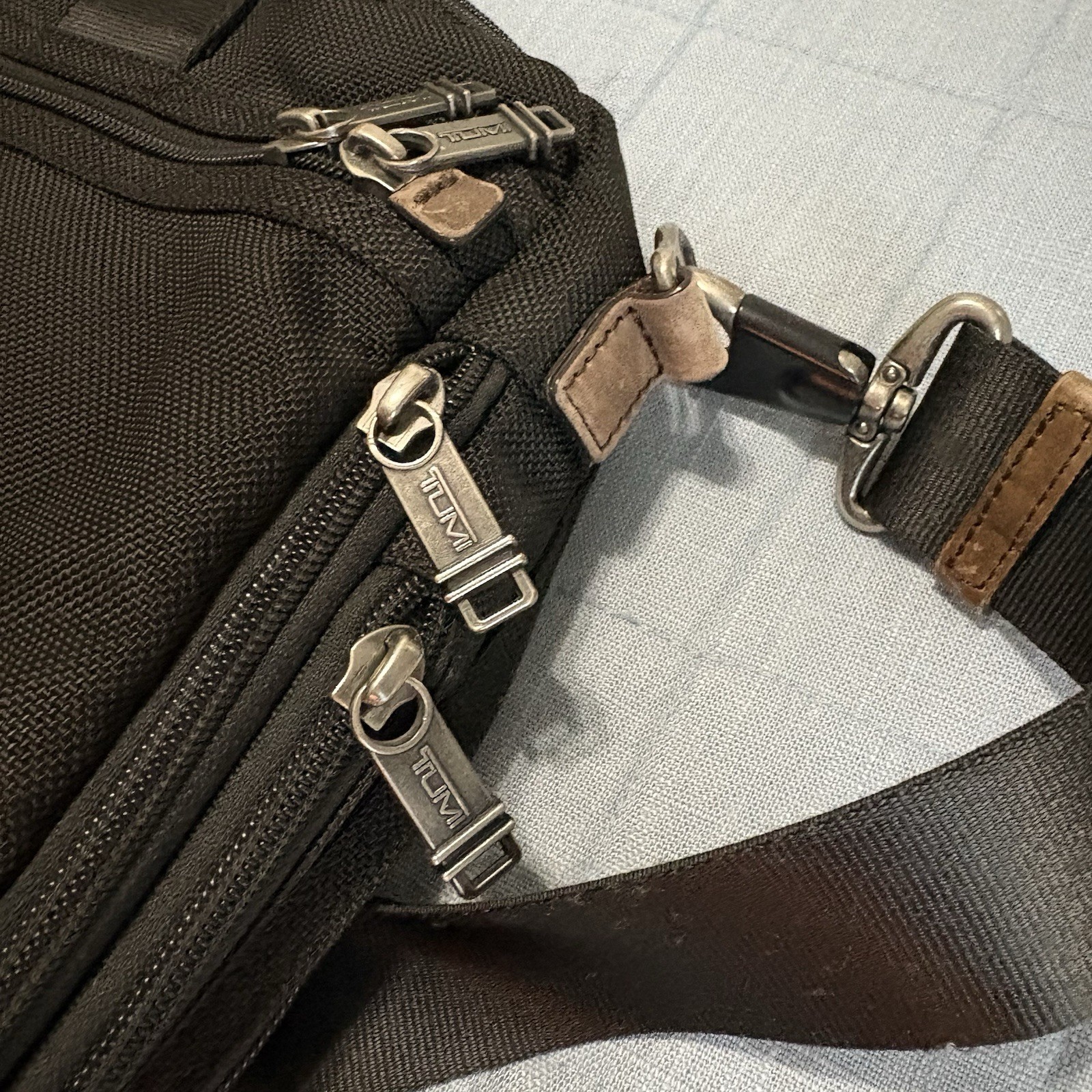 TUMI Alpha Bravo Yuma Slim Briefcase 22631HKH 2WAY Nylon Business Bag Black