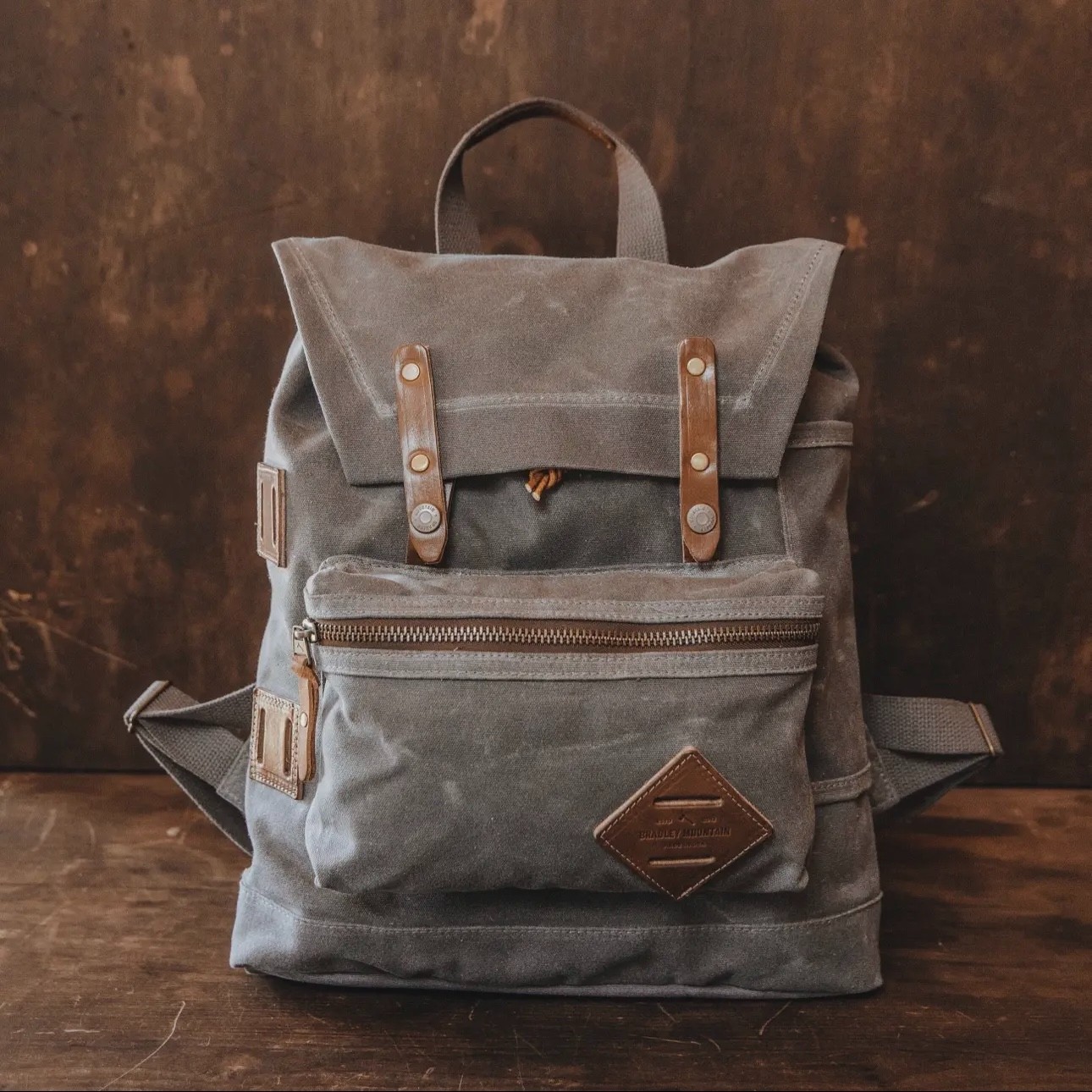 Bradley Mountain Muir Pack Waxed Canvas Backpack – Field Tan – Made in the USA