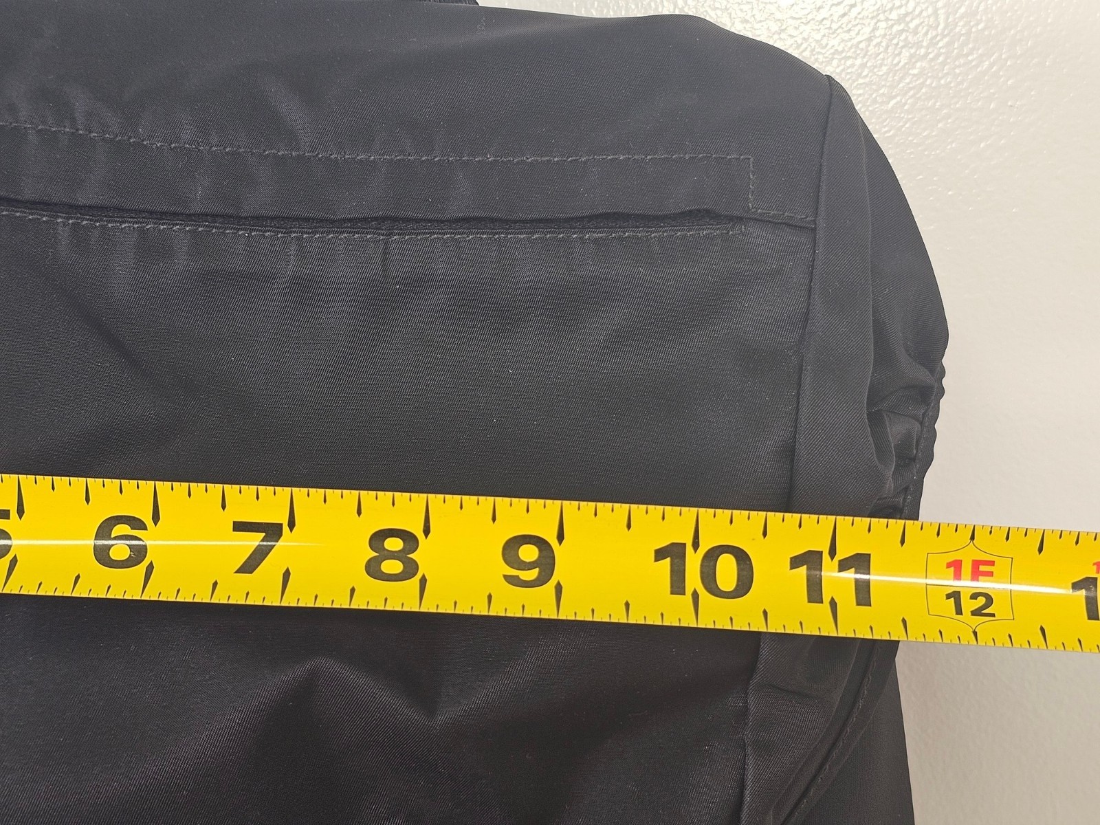 Black Prada Re-Nylon & Saffiano Leather Backpack – Top flap with buckle closure