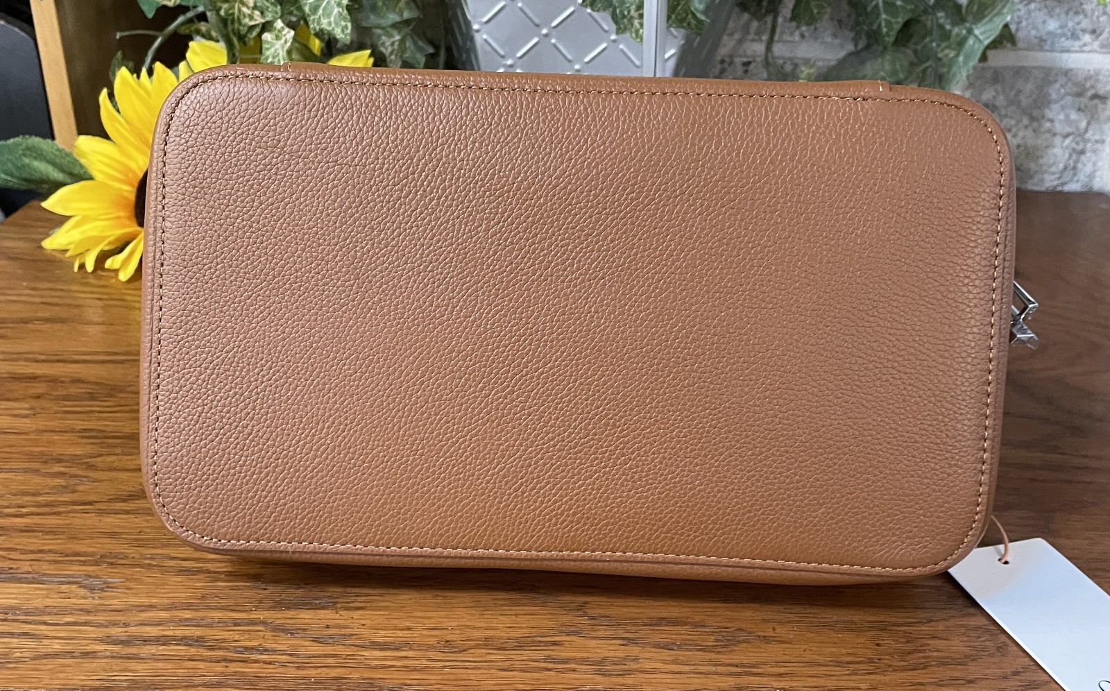 NWT QUINCE MEN’S ITALIAN LEATHER DUAL COMPARTMENT TOILETRY ZIP AROUND BAG