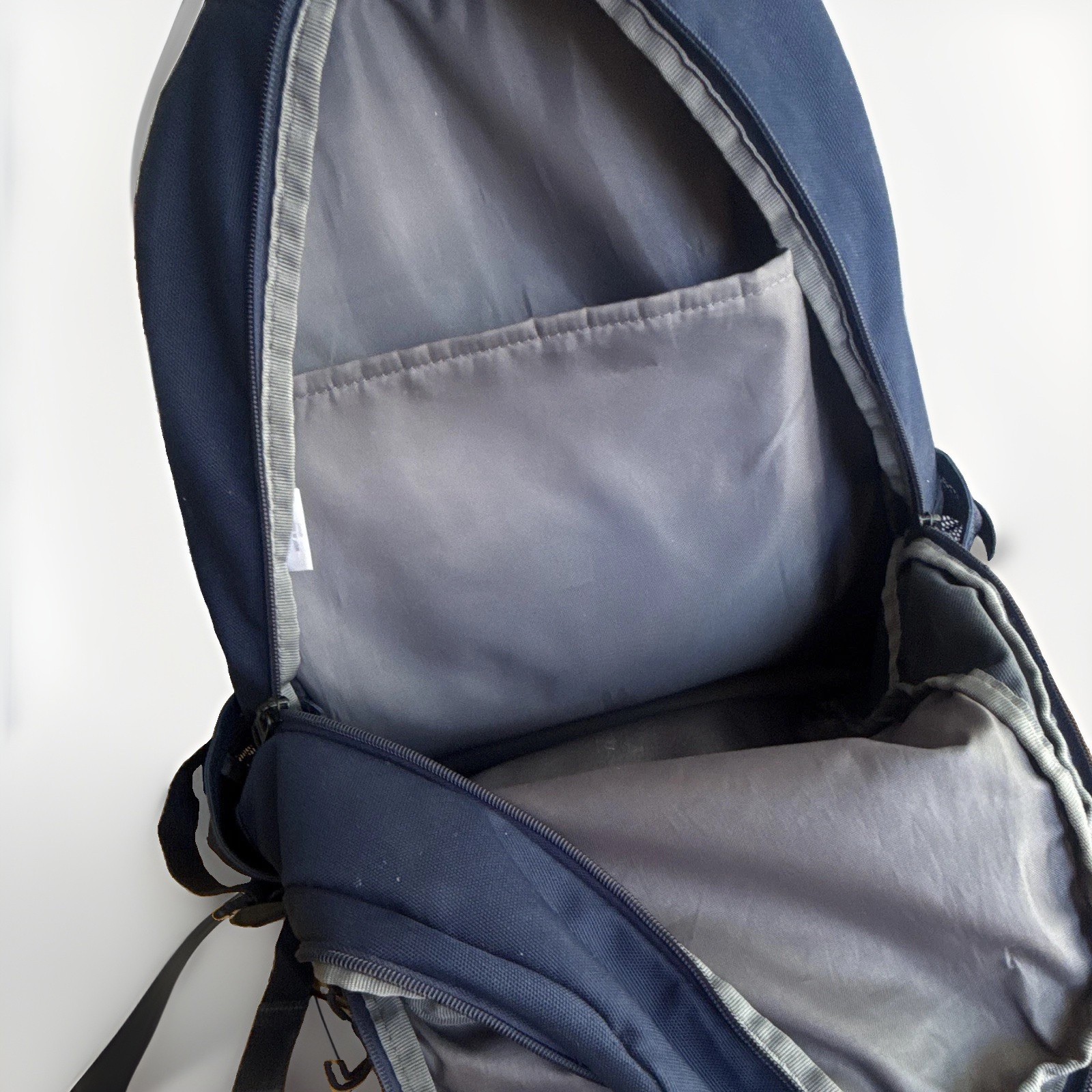 adidas Blue Solid Backpack, Zip Closure, Adjustable Straps, Outer Pockets