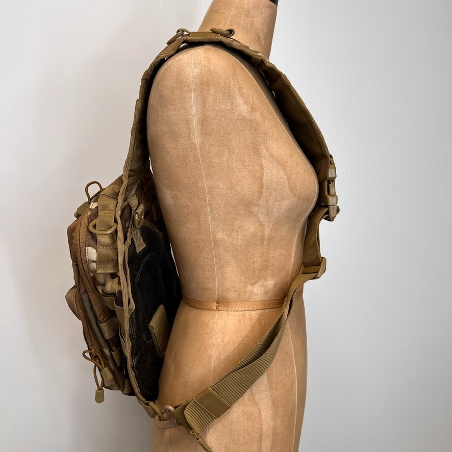 Kaufman Tactical Shoulder Bag Men Sling Molle Web Strap Camo Army Work Core Nw