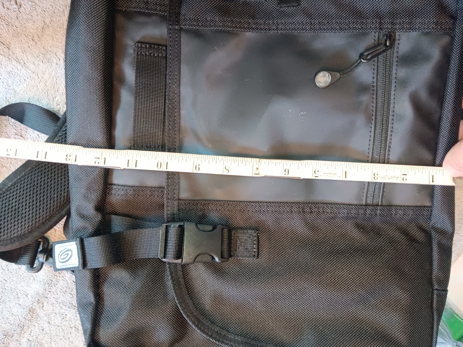 Timbuk2 X Dell Breakout Messenger Backpack Convertible 3 In 1 Black Laptop Bag