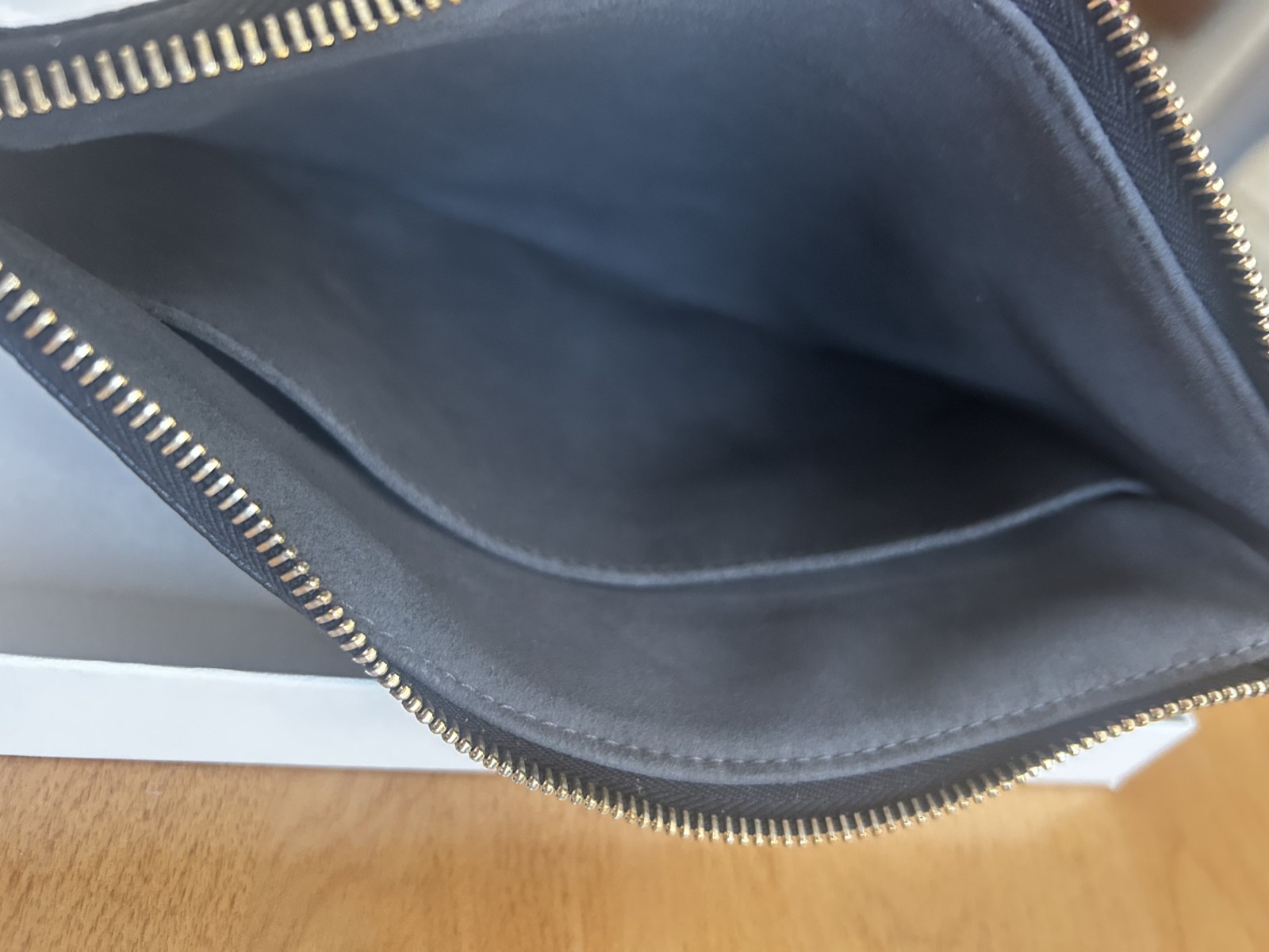 Aimé Leon Dore Large Jet Black Large Leather Pouch