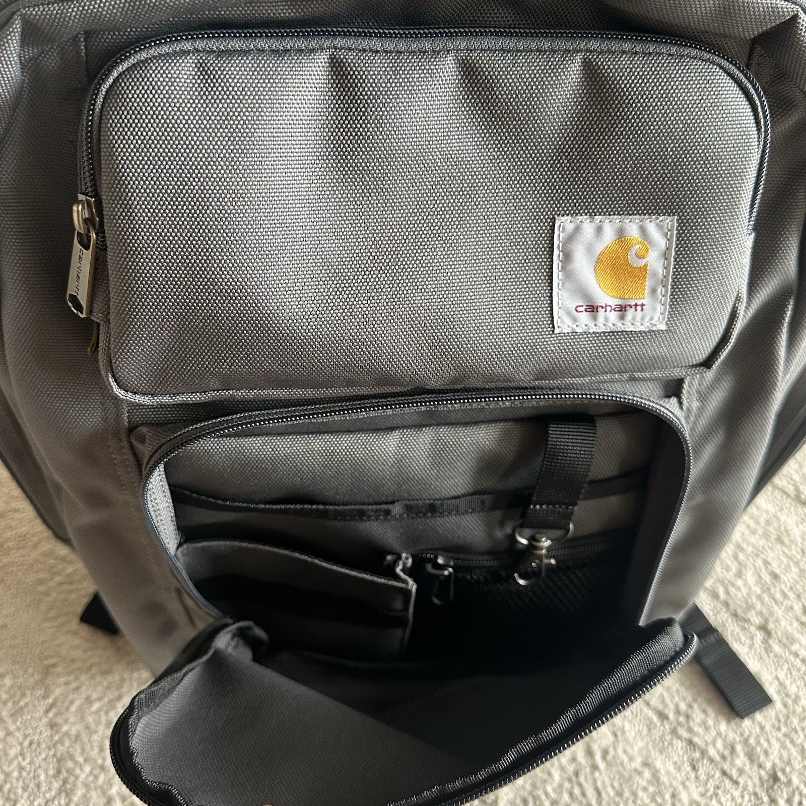 Carhartt 35L Triple Compartment Backpack Water Repellant Outdoor NWOT