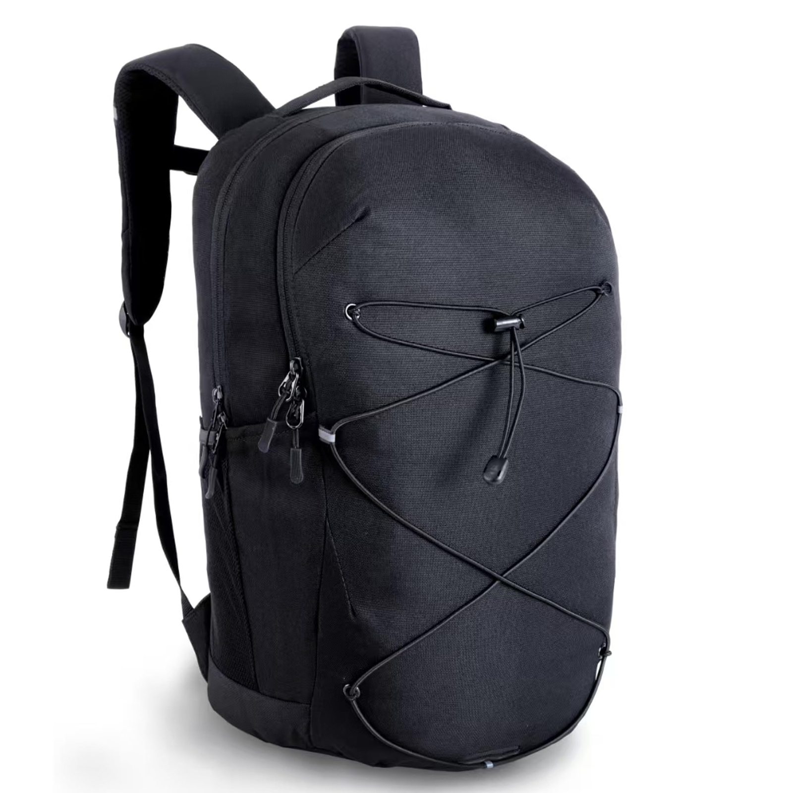 Black Water Resistant Casual Daypacks for Men & Women Hiking Travel Backpack