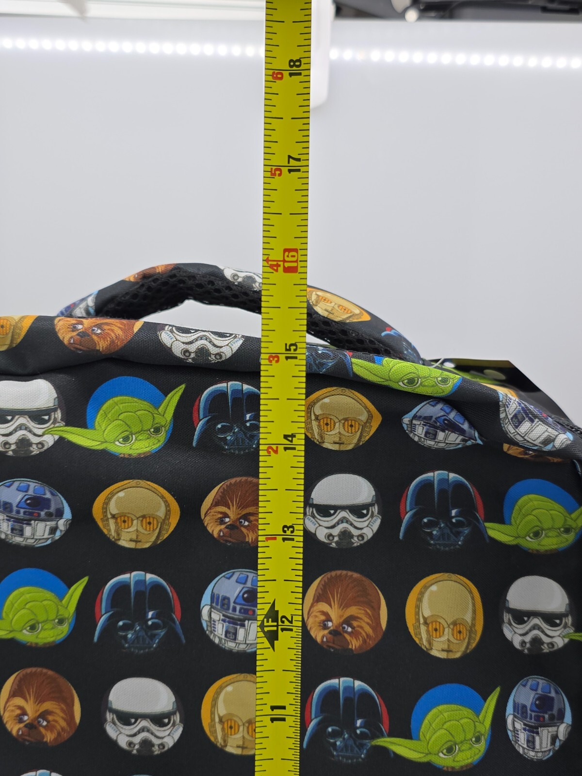 NWT Disney Star Wars 15″ Backpack Adults Kids Unisex Yoda Darth Vader R2-D2