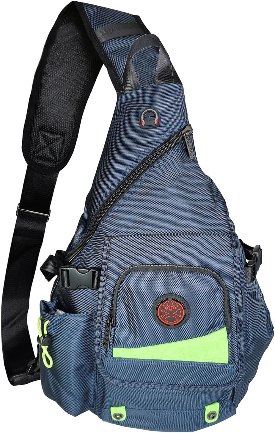 Large Sling Bag Backpack Pack 13″ 14″ Laptop Bag Satchel Festival Travel Blue